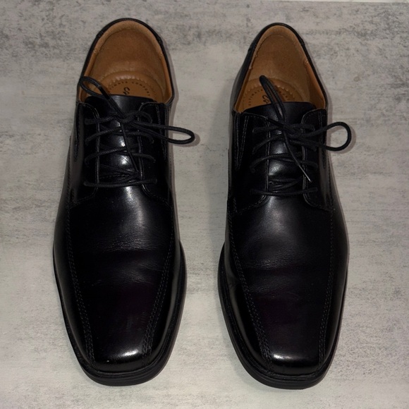 Collection by Clarks Other - MENS Collection by Clarks Black Leather Lace-Up Dress Shoes